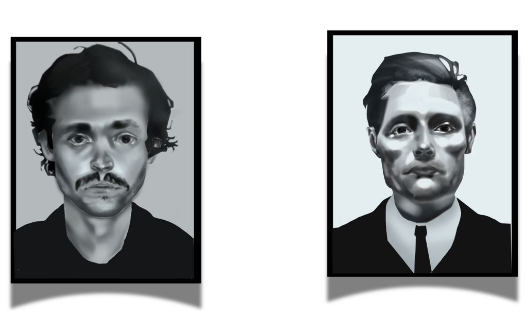 Black and white sticker pack