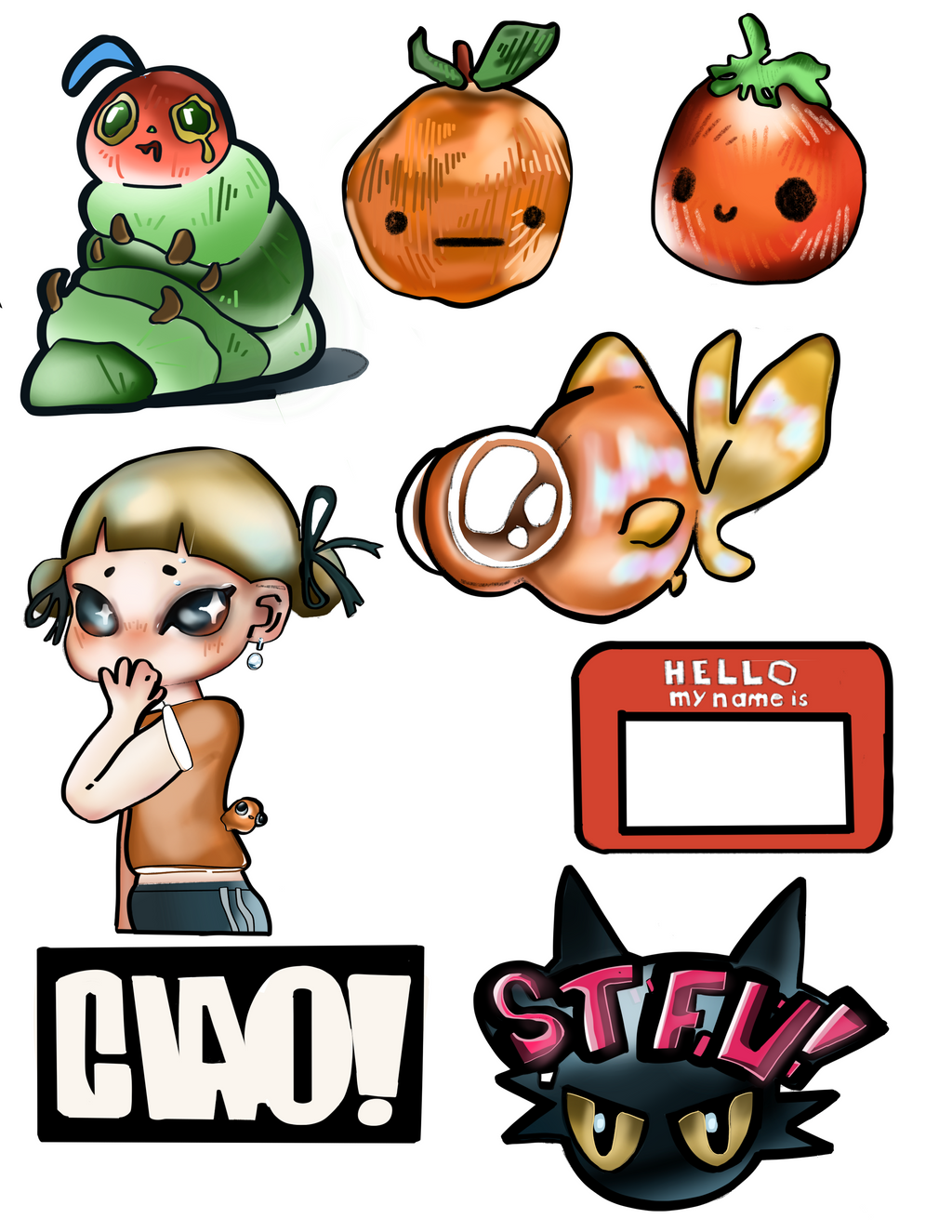 " CIAO! "Sticker pack