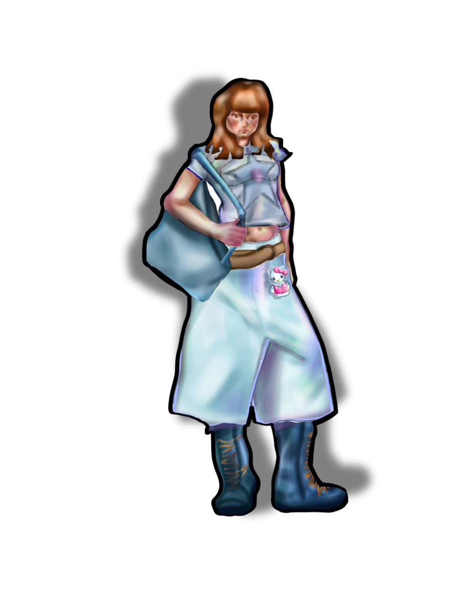 Fashion girls sticker pack (2pc)